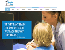 Tablet Screenshot of learning-leaps.com